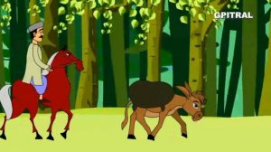 Поучительные истории для детей.Конь и осел.