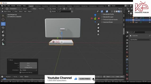 Blender Making 3D PC How to Create Monitor in blender PC series part 2 смотреть онлайн