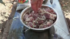 Шашлык из свинины !