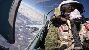 Боевые вылеты летчиков-истребителей Су-35С
