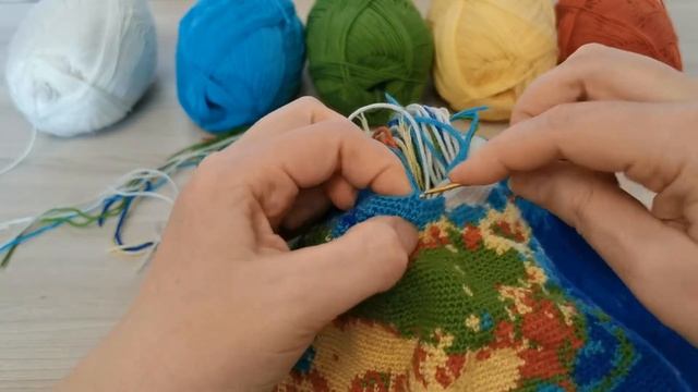 Вяжем вместе глобус крючком, часть 36 смотреть онлайн