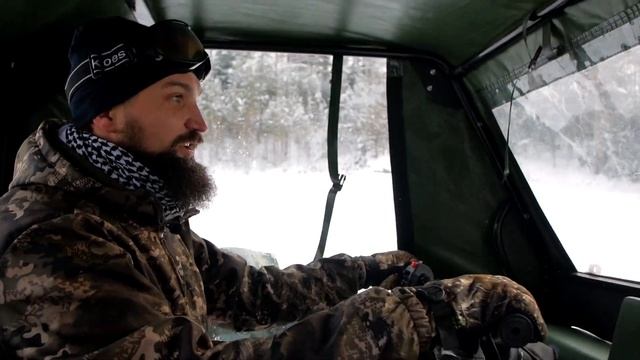 Вездеход Бирюк БРО с тентованой кабиной и печкой смотреть онлайн