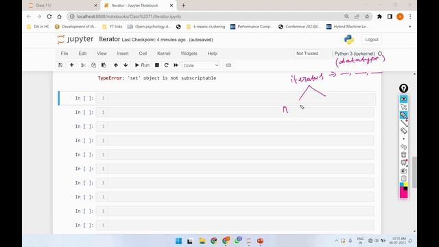 Learn Python programming in TAMIL | Iterator | [Tamil]