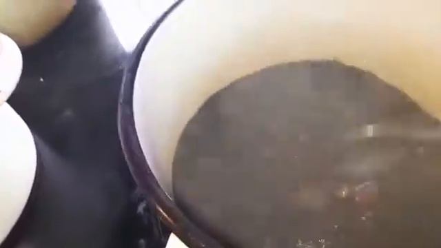 Русские чёрные бобы. Просто обалденно вкусный суп.