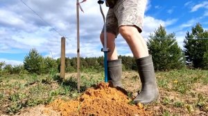 Бурение лунок под забор Ледобуром Тонар ЛР150