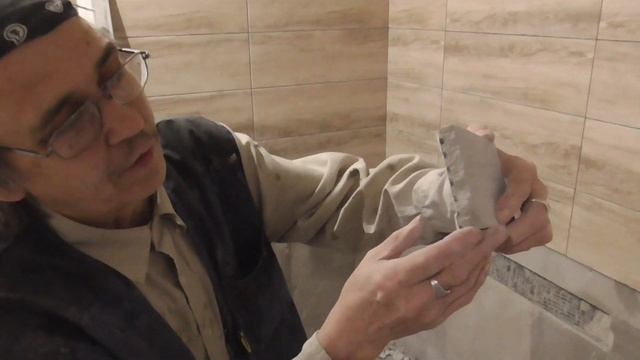 Адгезия ЦПС с гребенкой из плиточного клея  ЖК Красный Аксай