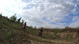 Покатушки на питбайках BSE PH10-125e. Kayo KRZ 125. Xmoto 250 по карьеру. Забираемся в горки.