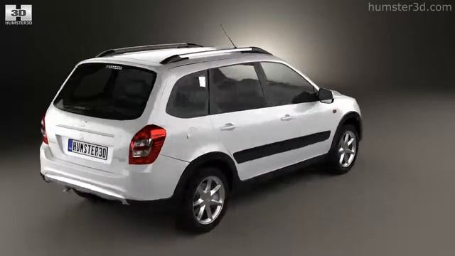 VAZ Lada Kalina (2194) Cross 2014 by 3D model store Humster3D.com смотреть онлайн