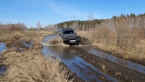 Nissan Safari Y60 "36" Пробуем на проходимость.