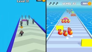 Merge Master: Monster Run 3D ?? VS ?? Number Run: Merge 3D Math