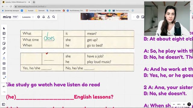 Урок 22. Does he like English? | Present simple - DOES | Английский для начинающих