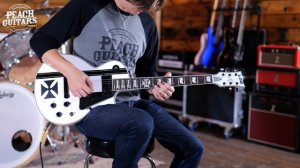 No Talking...Just Tones | ESP LTD Iron Cross James Hetfield | Snow White