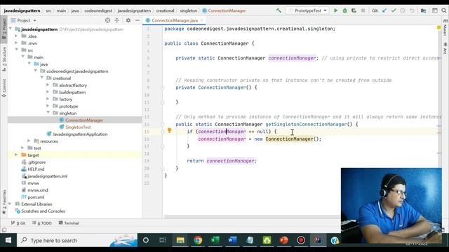 Singleton Design Pattern with Java Examples for Beginners and Students