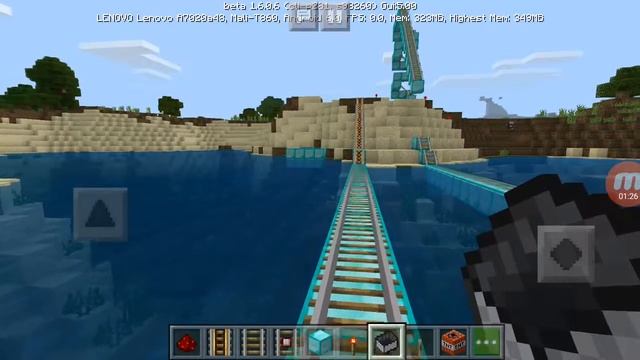 Roller coaster ride in mine craft TNT BOOM смотреть онлайн