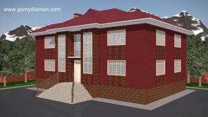 Монтаж фасадных панелей для дома Royal Brick