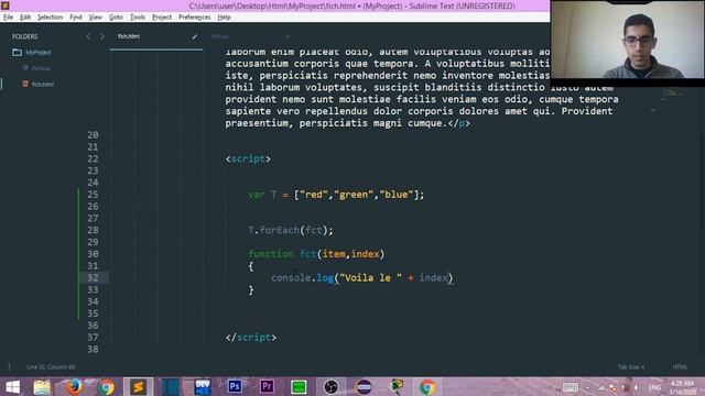 Javascript: forEach() - Darija
