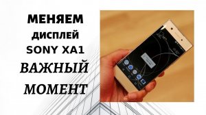 ЗАМЕНА ЭКРАНА SONY XPERIA XA1 важный момент
