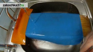 Заточка ножа на водных камнях от начала до конца. #1 HORECA.