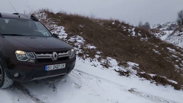 Renault Duster 4x4 off road snow test смотреть онлайн