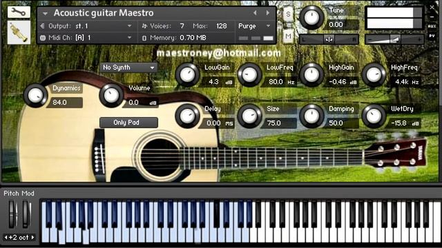 , Acoustic Guitar Maestro nylon kontakt 42 Dilermando Reis Romance de Amor смотреть онлайн