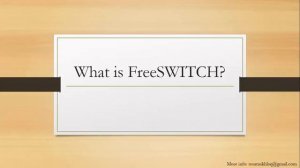 5 What is FreeSWITCH? - Asterisk Totarial Urdu / Hindi