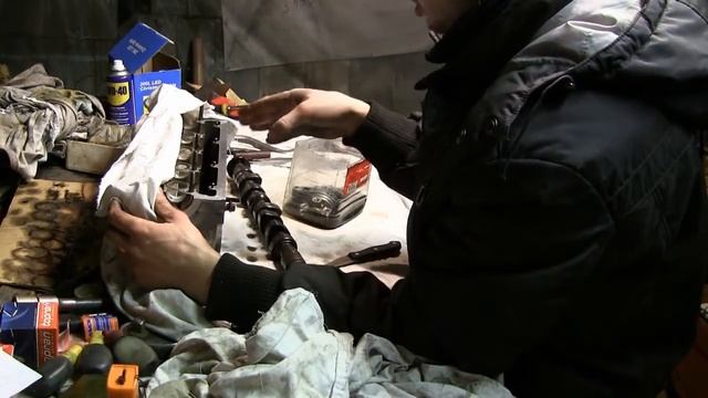 Golf 2 ремонт ДВС видео 15, ставим сальники клапанов смотреть онлайн