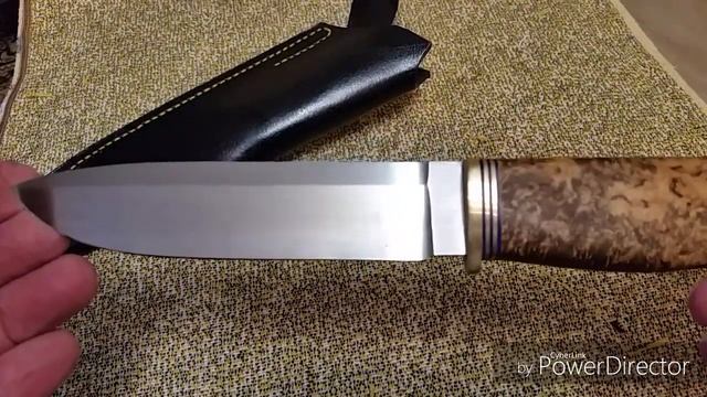 Кованная сталь 95х18. Нож для охоты и рыбалки. Обзор ножа. смотреть онлайн