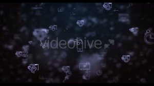 Loop Moved Seo Icons Background | Motion Graphics - Videohive template