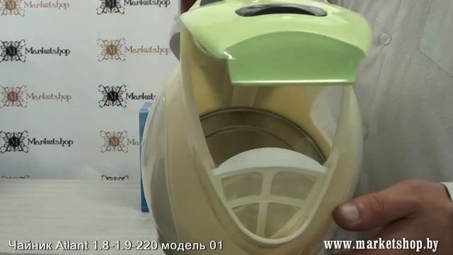 Электрочайник АТЛАНТ модель 01 фисташковый смотреть онлайн