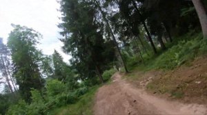 Байк Парк Золотая Долина трасса  Красный самолет