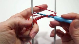 Вязание на вилке.Мастер класс для начинающих.Как вязать на вилке крючком Урок 297 Knitting on a for