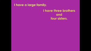 Английский язык 5 класс  Семья