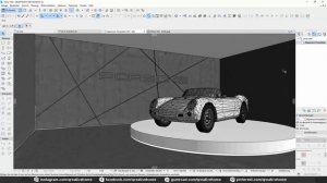 Archicad Speedbuild - Photoshop Post Production: Porsche 550