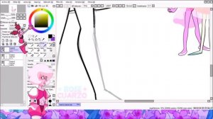 FUSION: Mega Pearl + Pink Diamond = Peach Rainbow Quartz | Rose Cuarzo