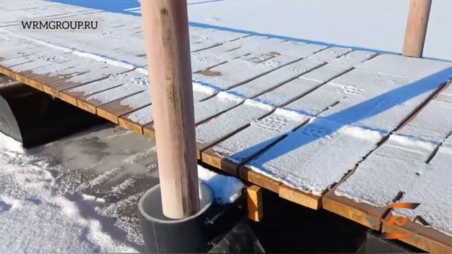 Поплавок вмерзает в лед! Выдержат ли поплавки из ПНД сильный мороз? Зимовка понтона. #вмерзаетвлед смотреть онлайн