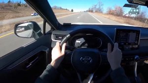 Дорожный тест драйв 2021 TOYOTA RAV4 XSE Hybrid | Test drive 2021 TOYOTA RAV4 XSE Hybrid