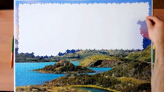 Как собрать пазлы на 1500 штук за 1 минуту - Собираем пазлы Castorland
