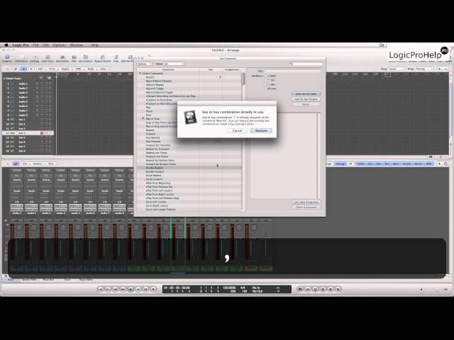 Logic Pro 9. Подготовка рабочего пр��странства. Урок 1 [Logic Pro Help]
