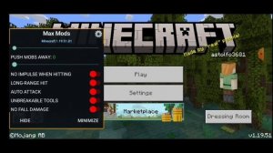 Minecraft 1.19.51 Mod Menu Download