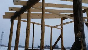 Бытовка из того что есть под рукой, своими руками.