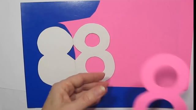 КРАСИВАЯ ОТКРЫТКА На 8 Марта Своими Руками Gift For 8 March Сувениры Идеи на 8 марта для женщин