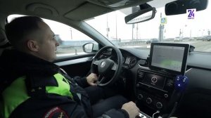 Штрафует по кругу. В Сургуте на линию вышла вторая машина ГИБДД с радарным комплексом "Автоураган"