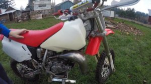 CR80 Review | Start-up & Drive | 2002 Honda Cr80 Enduro