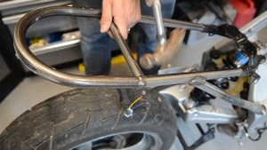 Honda Bros NT400 Restoration Project Part 20 Welding Subframe up