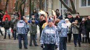 Олимпийский огонь. Нижний Новгород, ул.Бекетова