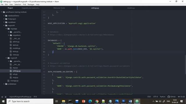 Django database connection tutorial | PrSoftwares