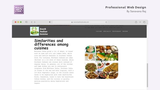 Professional Web Design - Mock Website - Saravana Raj смотреть онлайн