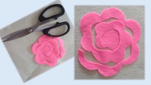 Мастер - класс "Розы из фетра"