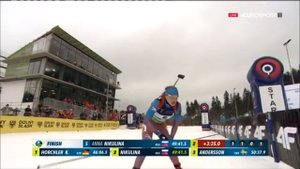 Biathlon IBU OECh 2017.Биатлон Чемпионат Европы 2017.Душники Здруй Польша  Женщины гонка 15 км
