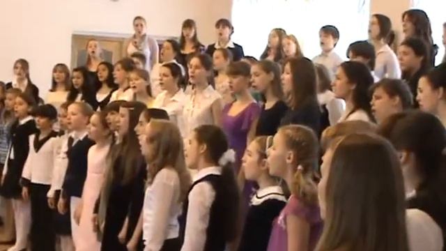 Я.Аркадельт"il bianco edolce cigno"дирижирует Бурмякова Настя смотреть онлайн